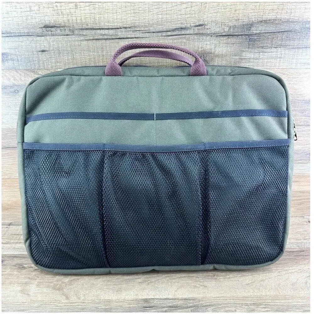 L.L. Bean Laptop Bag 14*12 Brown Used Scratches